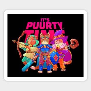 IT's PUURTY TIME ! Magnet
